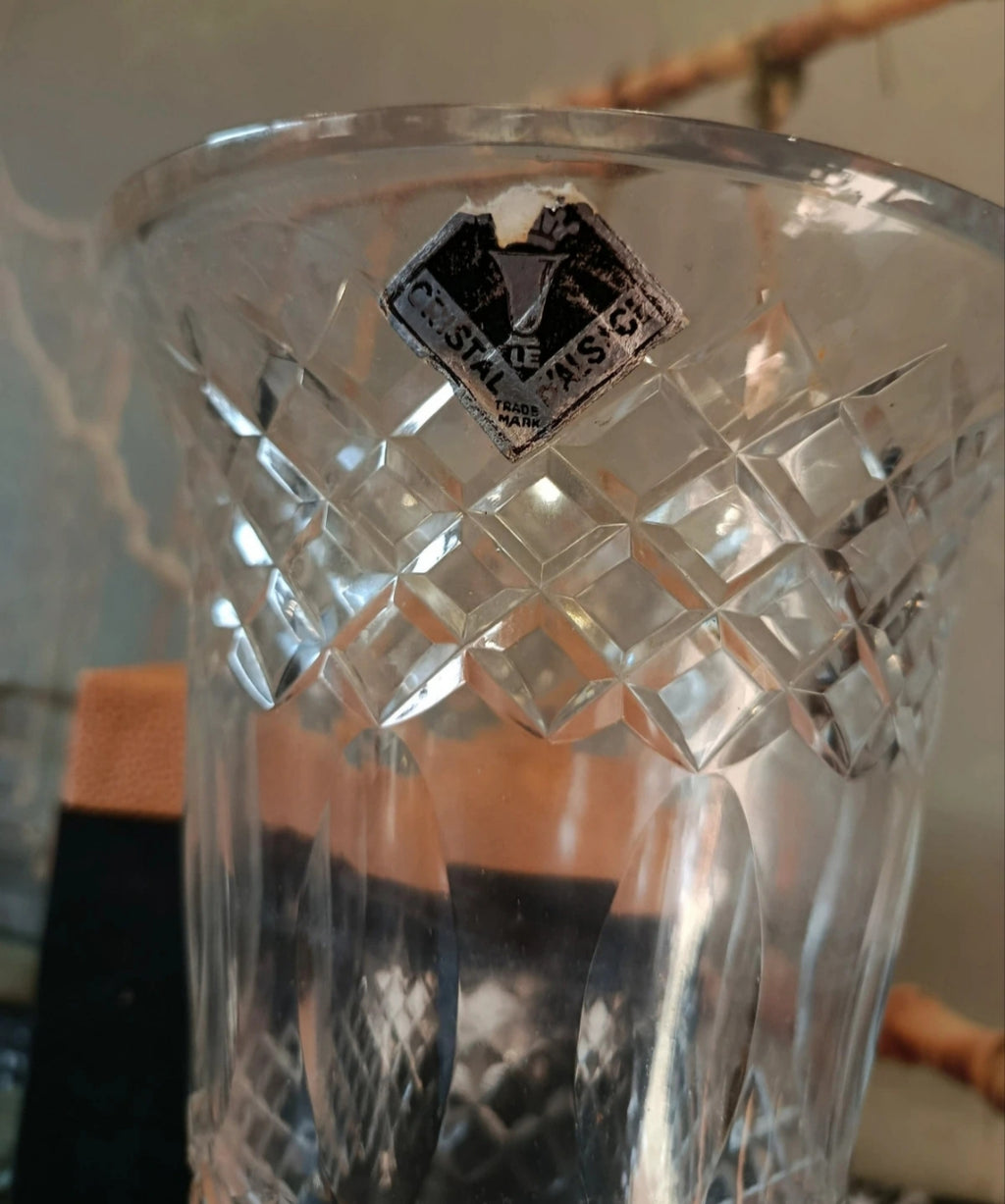 Grand vase décoratif cristal lourd XIXe-XXe siècle — L'Acquisition