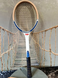 Raquette de tennis vintage en bois PIP collector XXe siècle années 70-90