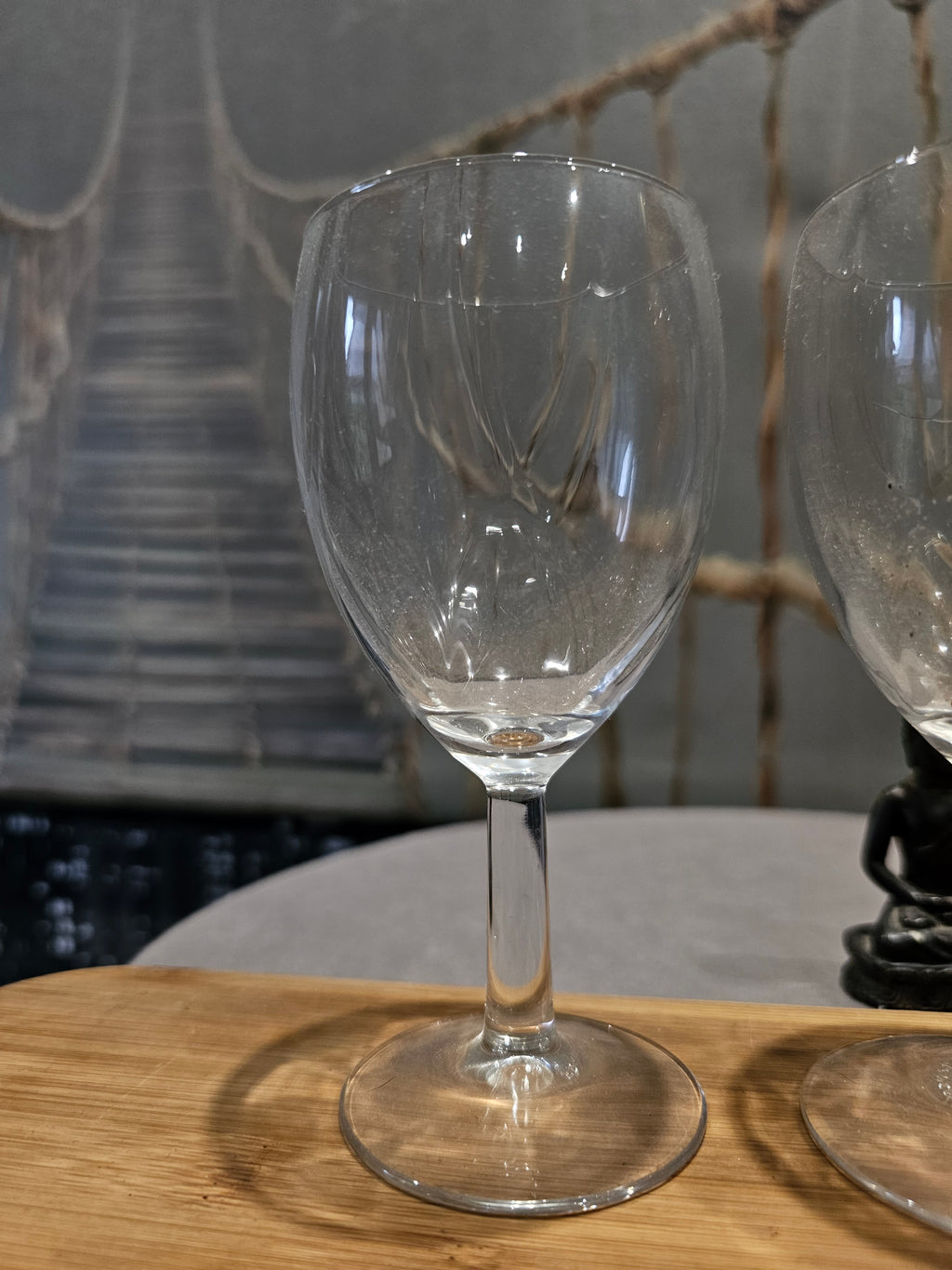 Lot de X4 verres en Cristal De Luxe Ciselé Signées France Original XXe Collection