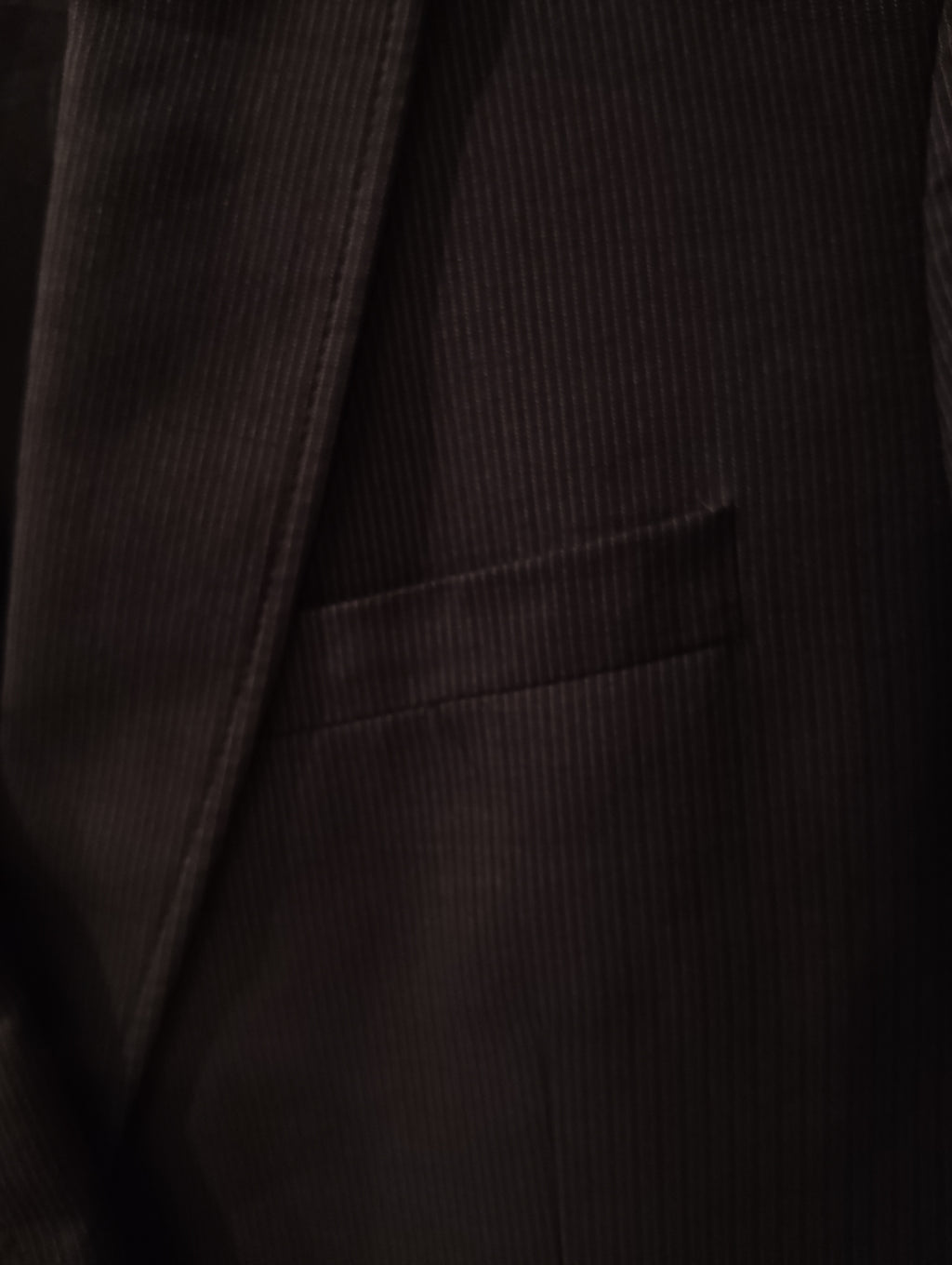Veste de Costume Armand Thierry Homme T M 38 Originale Rayée Noire & Grise Mariages & Réceptions 2025 Collection