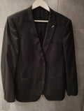 Veste de Costume Armand Thierry Homme T M 38 Originale Rayée Noire & Grise Mariages & Réceptions 2025 Collection
