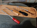 Lot de X4 Tournevis en Bois Vintage Bricolage & Travaux Cruciforme & plats XXe Collection